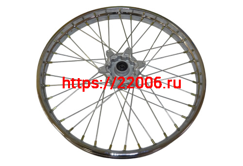 Обод 21" передний спицы,  диск. тормоз 1,6-21  FIREGUARD TRAIL 200, 6 отв. (54010244)