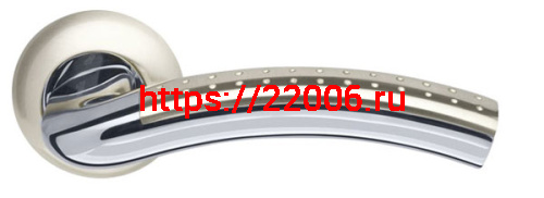 Ручка Armadillo (Армадилло) раздельная R.LD54.Libra26 (Libra LD26) SN/CP-3 матовый никель/хром Ручка Armadillo (Армадилло) раздельная R.LD54.Libra26 (Libra LD26) SN/CP-3 матовый никель/хром