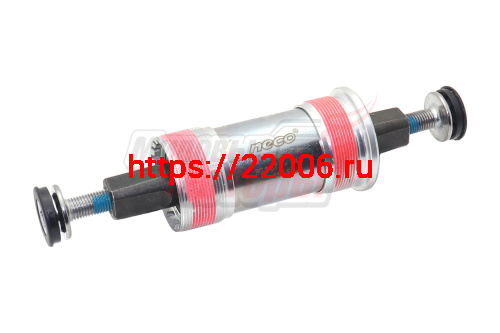 Каретка NECO AL под шестигр, алюм. чашки,водоотталк. пыльник, без трения BSA 1.37”x 24T, 68/113.5мм