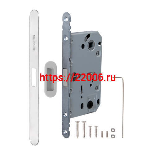 Магнитная Armadillo (Армадилло) защелка WC с ответной планкой GRAVITY.PRO G01.196.50.96 CP хром фото 3