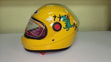 Мотошлем FGN-505 Детский закрытый желтый (без размера)