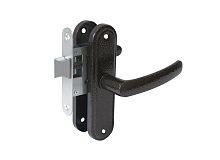 Защелка Absolyute (Абсолют) врезная ЗЩ1-45А (черный)