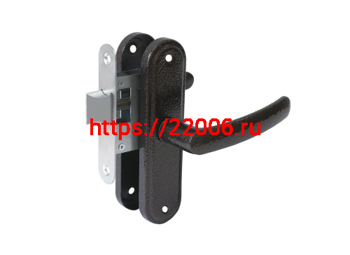 Защелка Absolyute (Абсолют) врезная ЗЩ1-45А (черный)