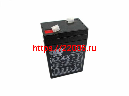 Аккумулятор OUTDO UPS OT4.5-6 (6v/4.5hr) MPS-6045 (70*48*100) 10 (кислотный,герметичный)