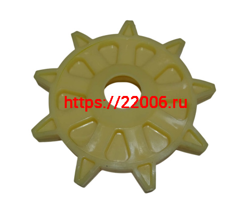 Звёздочка пластиковая со ступицей под 205 подшипник фото 3