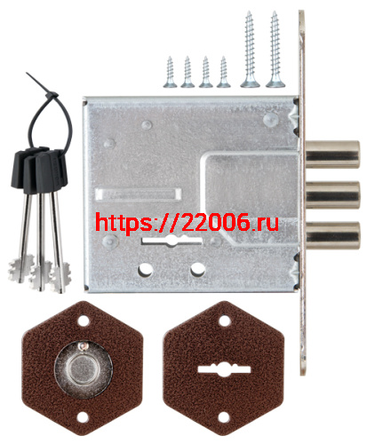 Замок Sam (Сам) врезной сувальдный ЗВ8-8У/13 (без отв. планки), 3 кл. /79900/ фото 4