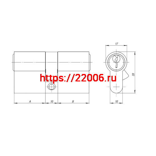 Цилиндровый Ajax (Аякс) механизм (AZ100/70) AZ1000Key70 (30+10+30) CP хром фото 3 Цилиндровый Ajax (Аякс) механизм (AZ100/70) AZ1000Key70 (30+10+30) CP хром фото 3