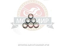 Ролик вариатора (компл 6 шт.) 16х13  6,5 гр GY6-50, 139QMB, Хонда DIO