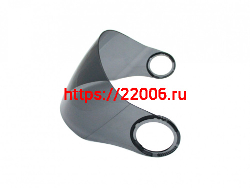 Стекло для мотошлема T-314, 316 серое