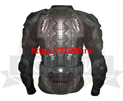 Защита тела мото SCOYCO AM02-2 - "черепаха", черная, р-р  M фото 2