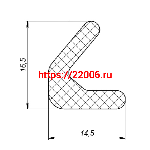 Самоклеящийся Fuaro (Фуаро) уплотнитель ППУ (14,5x16,5 мм), черный (400 м) фото 3