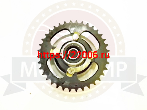 Звезда 36 зуб. (428) (d54mm - 4 x 49mm) цепи, задняя Альфа, Нитро в сборе с основанием Звезда 36 зуб. (428) (d54mm - 4 x 49mm) цепи, задняя Альфа, Нитро в сборе с основанием