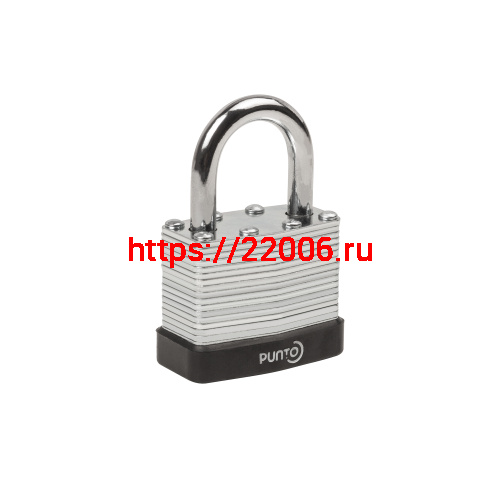 Замок Punto (Пунто) навесной PK-6540 3 key англ. фото 2