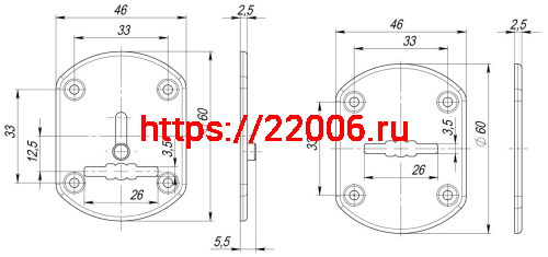 Декоративная Fuaro (Фуаро) накладка ESC021-AB-7 (МАТОВАЯ БРОНЗА) на сув. замок со шторкой (2 шт) фото 2 Декоративная Fuaro (Фуаро) накладка ESC021-AB-7 (МАТОВАЯ БРОНЗА) на сув. замок со шторкой (2 шт) фото 2