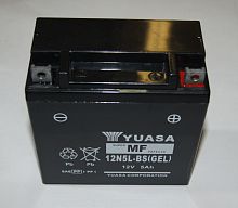 Аккумулятор YUASA MF GEL 12N5L-BS (12v/5hr) высокий герметичный (120*60*130/65) 10