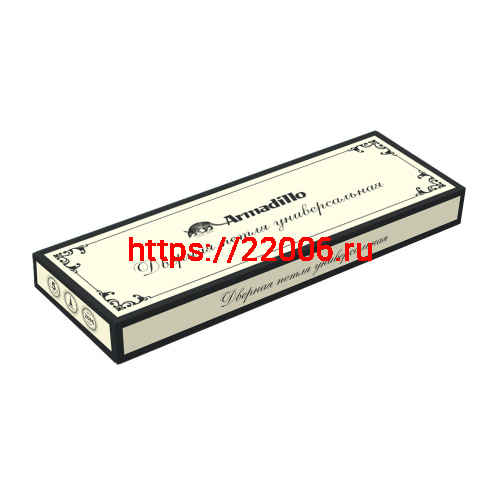 Петля Armadillo (Армадилло) универсальная Castillo CL 500-A4 102x76x3,5 SILVER-925 Серебро 925 фото 2