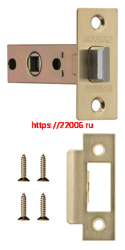 Защелка Fuaro (Фуаро) врезная METF12-45-25 (F12-45-25) SG мат.золото Защелка Fuaro (Фуаро) врезная METF12-45-25 (F12-45-25) SG мат.золото