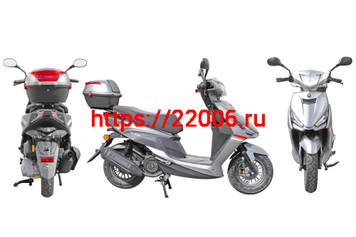 Скутер JOG 49сс черный (150)(10,8л.с., обод 10", тормоза: диск.перед/бараб зад.) фото 2