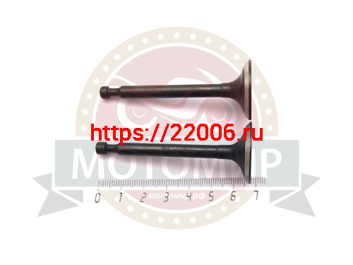 Клапан впускной + выпускной 168/168F-2 (d5.5мм, 64*25/62*24мм) (GХ 200) (YT-GP-000087)