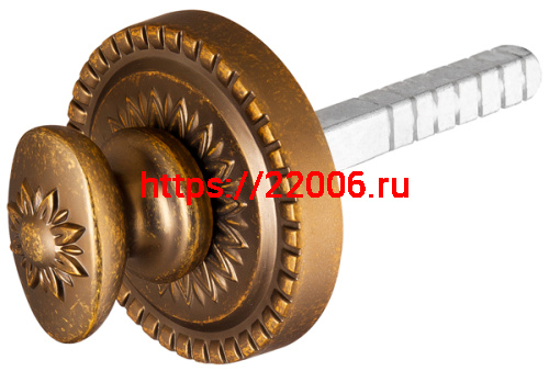 Ручка Armadillo (Армадилло) поворотная BKW8.R.CL55 (BKW8/CL) OB-13 античная бронза