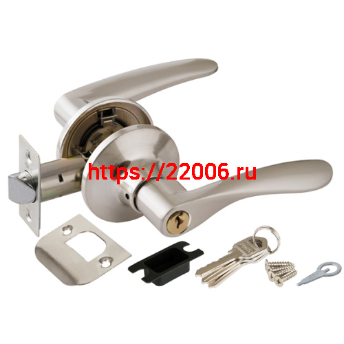 Ручка Punto (Пунто) защелка DK620 SN-ET (6020 SN-E) (кл./фик.) мат. никель