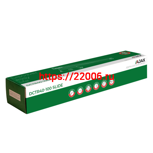 Доводчик Ajax (Аякс) дверной DCTR40-100 slide AL алюминий фото 4