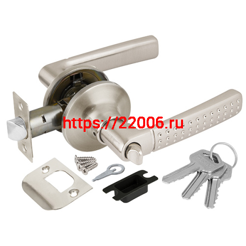 Ручка Punto (Пунто) защелка DK626 SN-ET (6026 SN-E) (кл./фик.) мат. никель