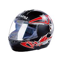 Мотошлем YM-801 черно-красный (S)