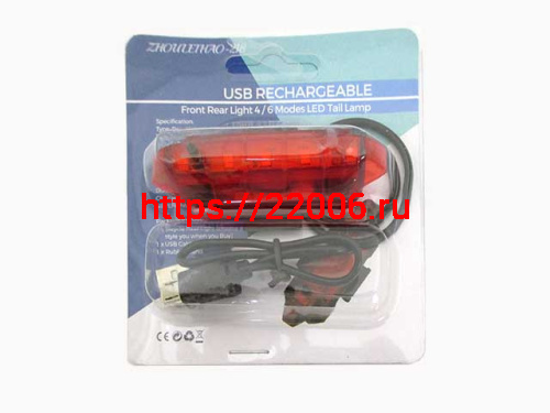 Фонарь задний usb, на подседельный штырь, 4 режима Z-218 Фонарь задний usb, на подседельный штырь, 4 режима Z-218