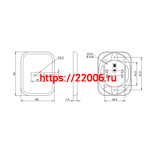 Накладка Fuaro (Фуаро) на сувальдный замок ESC.S-auto.TRD/K.486-S с авт.шторками BL-24 черный (1шт.) фото 2 Накладка Fuaro (Фуаро) на сувальдный замок ESC.S-auto.TRD/K.486-S с авт.шторками BL-24 черный (1шт.) фото 2