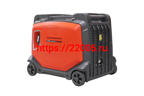 Генератор инверторный "COVENANT" IG4000S (3,0/3,3кВт,LT223F,223cc,бак 11л,42кг,руч. старт) Генератор инверторный "COVENANT" IG4000S (3,0/3,3кВт,LT223F,223cc,бак 11л,42кг,руч. старт)