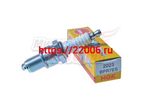 Свеча NGK BPR7ES оригинальная (2023) (аналог А23ДВМ) (снегоход Рысь, а/м Москвич) Свеча NGK BPR7ES оригинальная (2023) (аналог А23ДВМ) (снегоход Рысь, а/м Москвич)