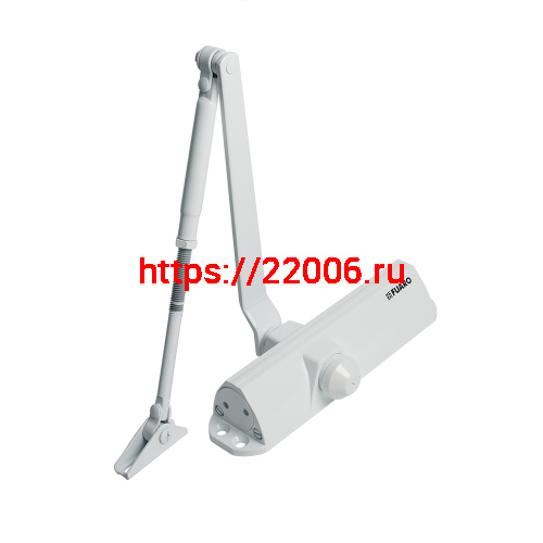 Доводчик Fuaro (Фуаро) дверной DC20-5/TS-68 WH до 110 кг (белый)