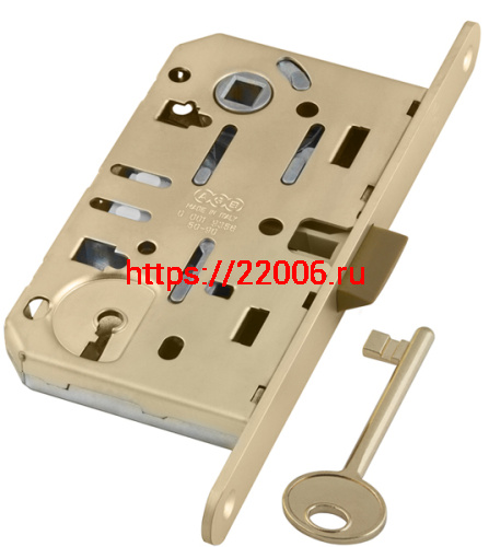 B01101.50.23 AGB (АГБ) Корпус врезного замка под ключ (мат. латунь) MEDIANA EVOLUTION B01101.50.23 AGB (АГБ) Корпус врезного замка под ключ (мат. латунь) MEDIANA EVOLUTION