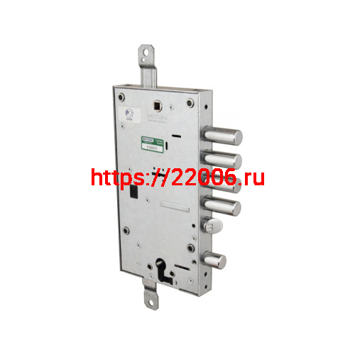 Замок Mottura (Моттура) врезной двухсистемный 54.797-S (левый) (без накладок), ключ 60 мм