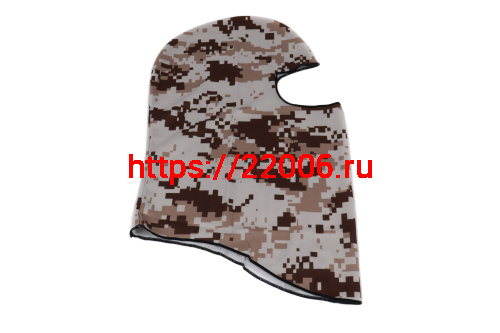 Подшлемник (балаклава) бело-коричневый камуфляж MC-930 (1 широкий вырез для глаз) Подшлемник (балаклава) бело-коричневый камуфляж MC-930 (1 широкий вырез для глаз)