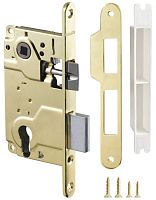Корпус Armadillo (Армадилло) врезного замка c защёлкой METLH25-50 Box (LH 25-50) GP золото