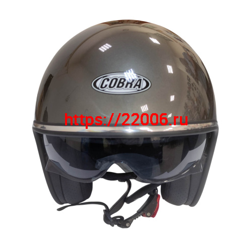 Шлем открытый COBRA EC H589, серый титан, размер XL фото 2