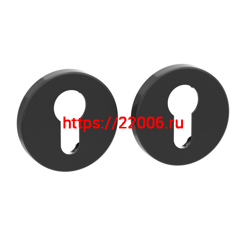 Накладка Punto (Пунто) под цилиндр ET.R.EST.R52 BL-24 черный