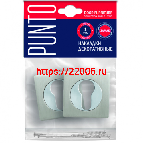 Накладка Punto (Пунто) под цилиндр ET.K.ZQ51 (ET ZQ) GR-23 графит фото 2