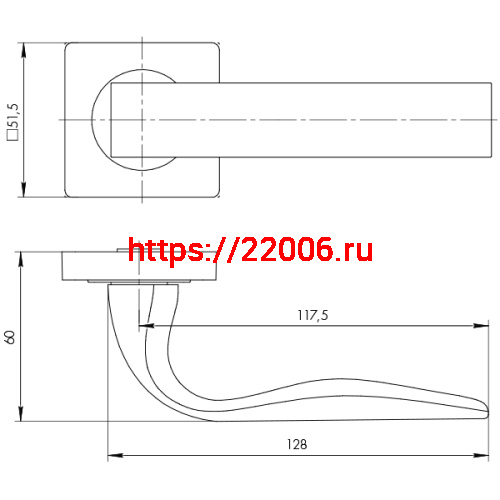 Ручка Ajax (Аякс) раздельная K.JK51.EVO (EVO JK) GR-23 графит фото 3 Ручка Ajax (Аякс) раздельная K.JK51.EVO (EVO JK) GR-23 графит фото 3