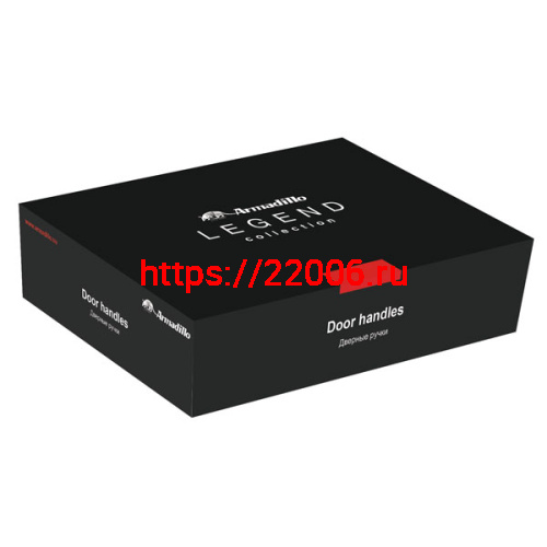 Ручка Armadillo (Армадилло) раздельная R.LD54.Libra26 (Libra LD26) SN/CP-3 матовый никель/хром TECH (кв. 8х140) фото 2