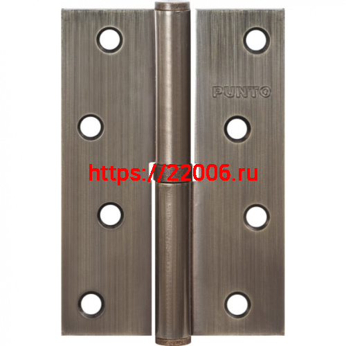 Петля Punto (Пунто) съемная IN4100SL-HD AB левая (113/HD-4) бронза ПОДВЕС Петля Punto (Пунто) съемная IN4100SL-HD AB левая (113/HD-4) бронза ПОДВЕС
