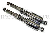 Амортизатор 360мм задний мопед 139 FMB d12 d10 хром TMMP (2 шт в комплекте)