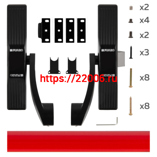 Ручка-штанга Fuaro (Фуаро) нажимная AP.1700B push-bar (ANTI-PANIC 1700В) накладной для одно/двуствор. дверей фото 2 Ручка-штанга Fuaro (Фуаро) нажимная AP.1700B push-bar (ANTI-PANIC 1700В) накладной для одно/двуствор. дверей фото 2