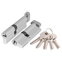 Цилиндровый Ajax (Аякс) механизм (AX202/100) AX2002Knob100 (40+10+50) CP хром с вертушкой