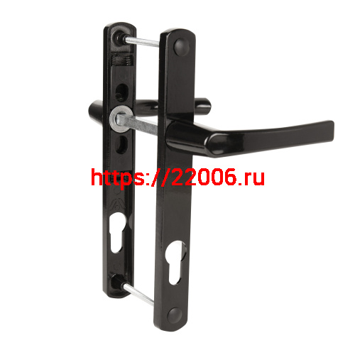 Ручка Punto (Пунто) на планке HANDLE.85.25.67-75 RAL 9005 черный