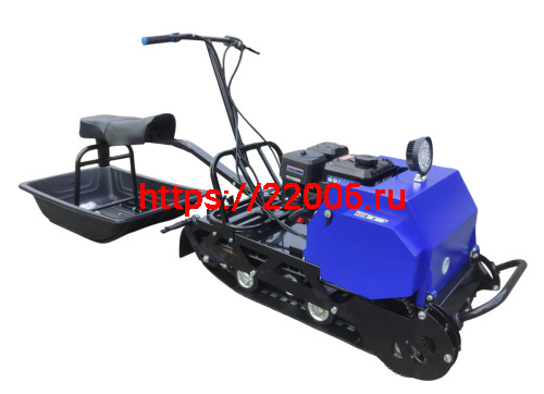 Мотобуксировщик компактный с седельным модулем ЛИДЕР-ДЕЛЬТА-2S-CVTL (+фара), 8+ лс. ВАРИАТОР TAV2-40