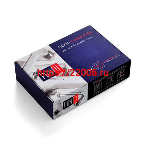 Ручка Punto (Пунто) раздельная R.ARC.R52.FORTUNA BL-24 черный ТРОСИК фото 3