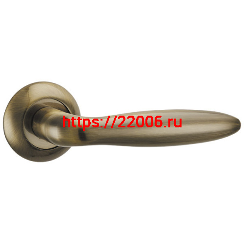 Ручка Punto (Пунто) раздельная BASIS TL ABG-6 зеленая бронза